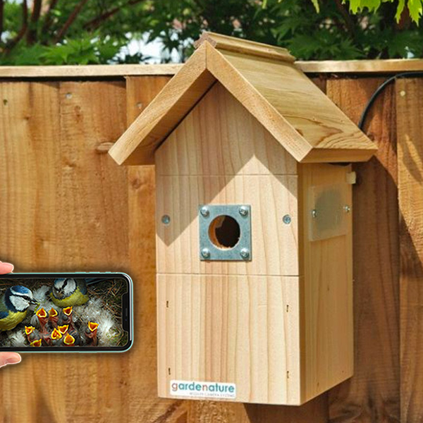 Nichoir à oiseaux avec caméra WiFi – Gardenature