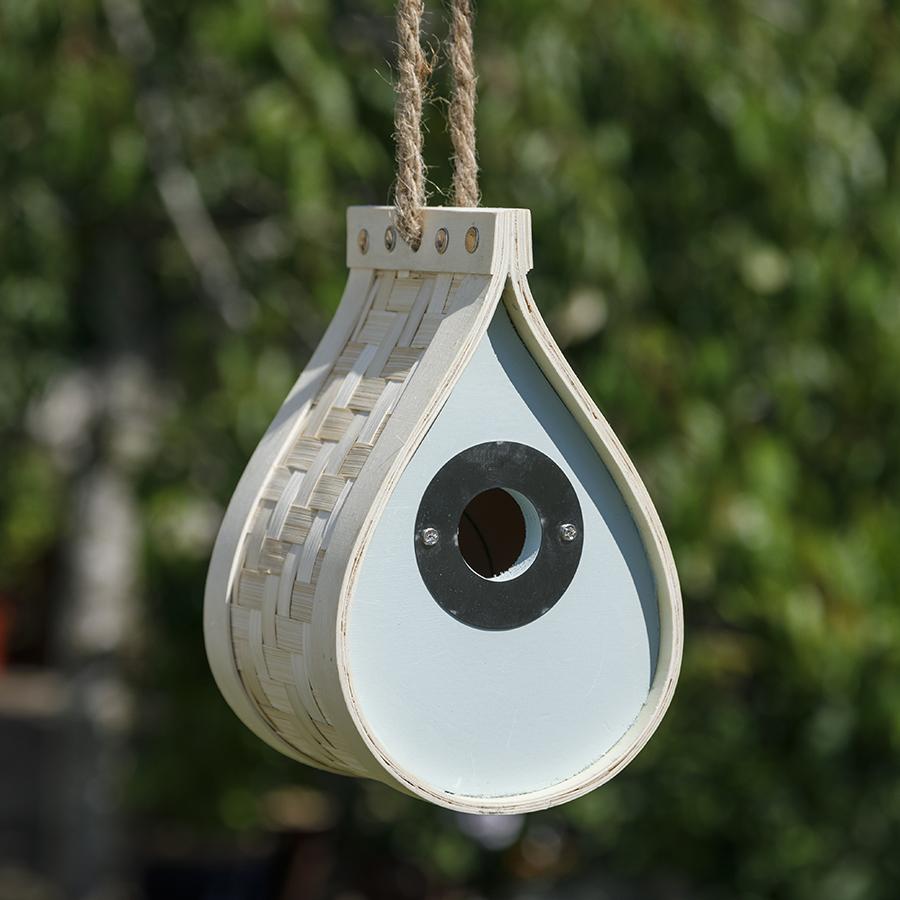 Nichoir à oiseaux forme goutte d'eau