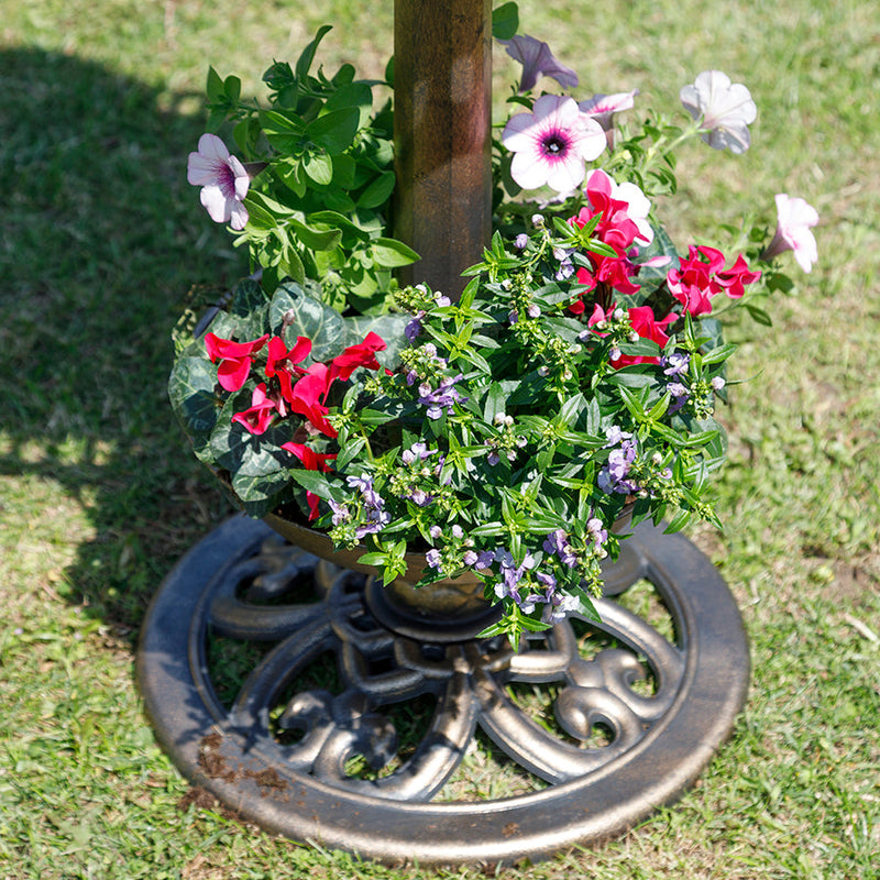 Bain d'oiseau 3-en-1 : abreuvoir, mangeoire et jardinière – Gardenature