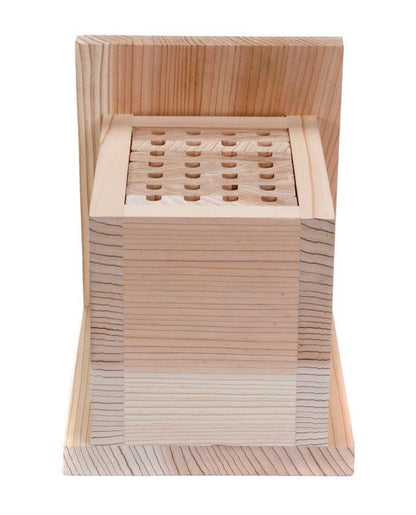 Ruche pour abeilles solitaires interactives avec plateaux coulissants