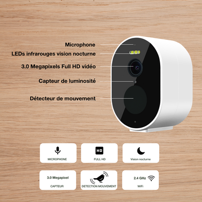 Nichoir avec caméra WiFi autonome