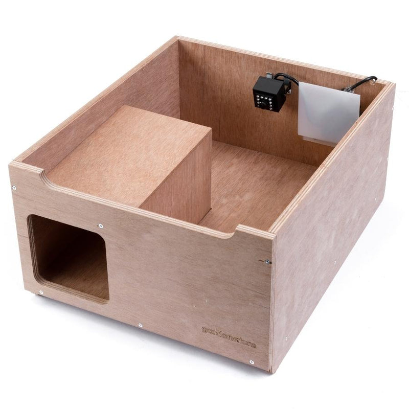Abri pour hérisson en bois pour le jardin